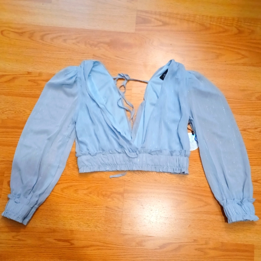 Beautiful sky blue top